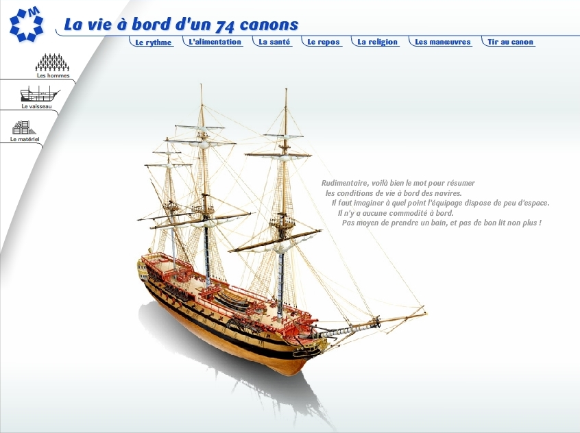 Vie a bord d'un 74 canons