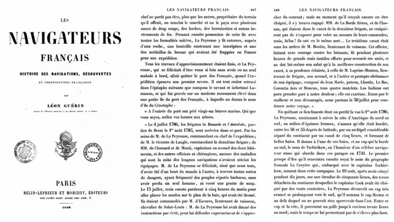 Port des Français, épitaphe